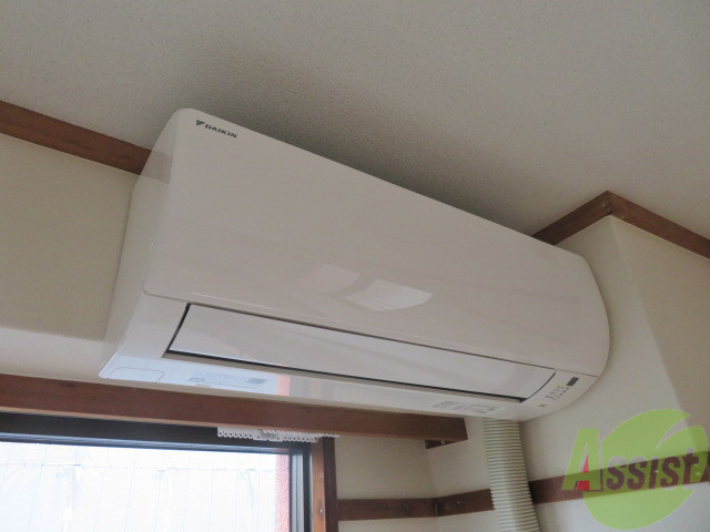 その他設備　エアコンが設置してありますので、寒暖対策もばっちり。