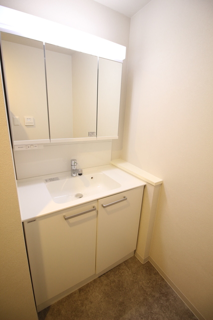 洗面設備　５０１号室モデルルーム写真※階数によりお部屋の色味が異なる場