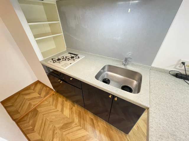 キッチン　２口のガスコンロキッチンです。