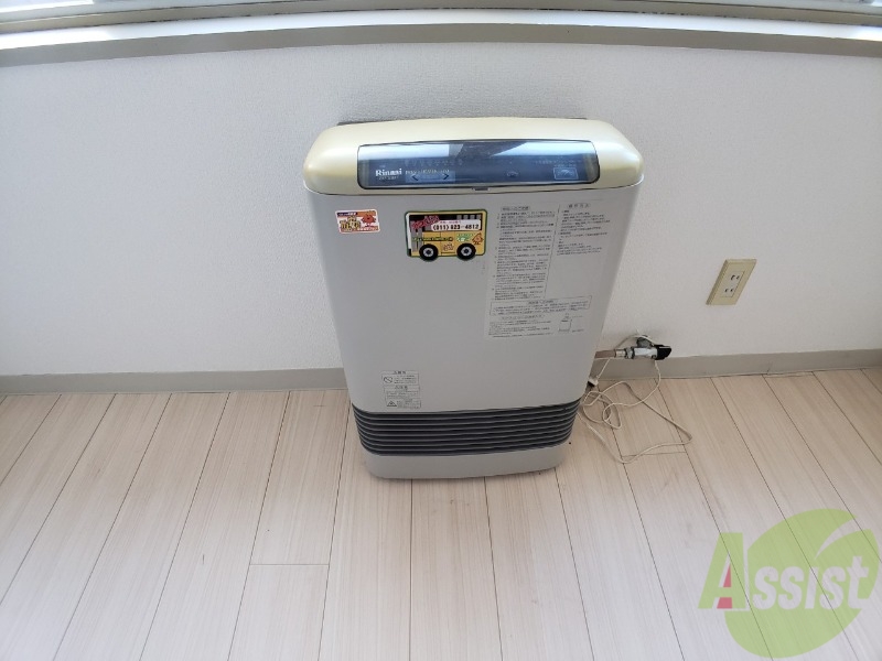 その他設備　ガス暖房がついており、寒い日も安心です！