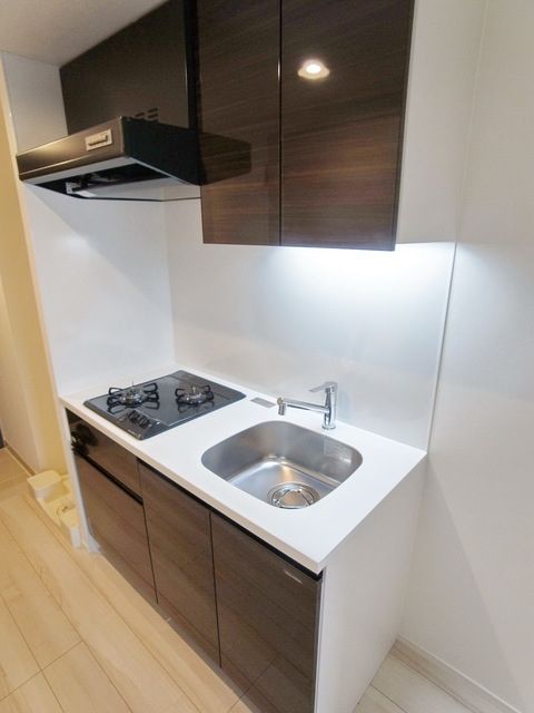 キッチン　♪システムキッチン２口ガスコンロ♪