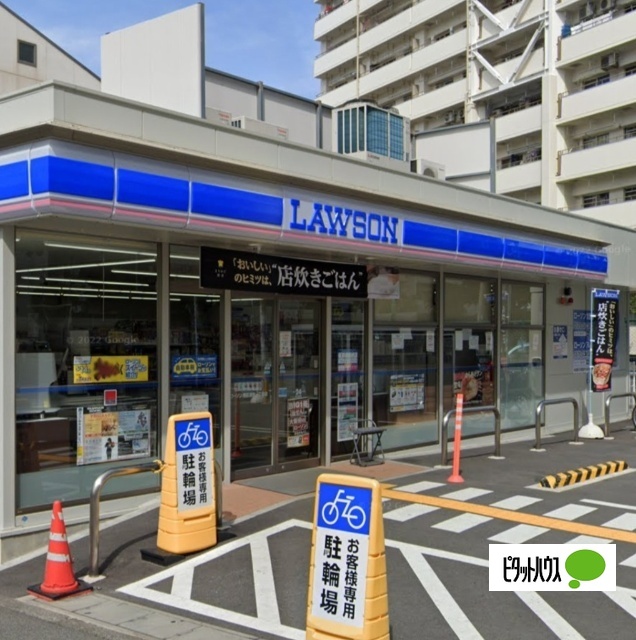 コンビニ　ローソン港区波除一丁目店（コンビニ）まで303m