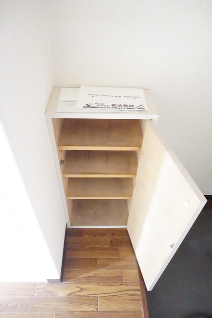 収納　下駄箱付なので、玄関はいつでもスッキリ片付きますね☆