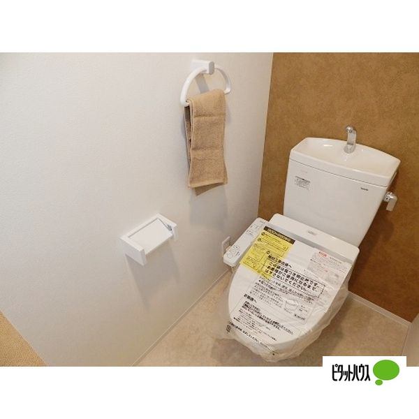 トイレ　家具家電はディスプレイ