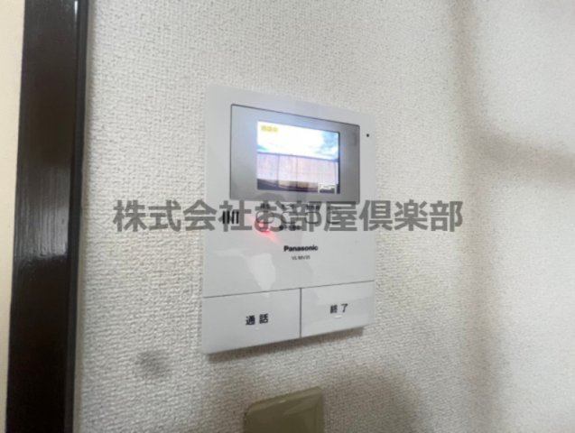 セキュリティ　TV付インターホン付きです