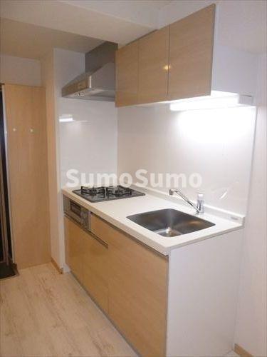 キッチン　コンパクトなキッチンで掃除もラクラク