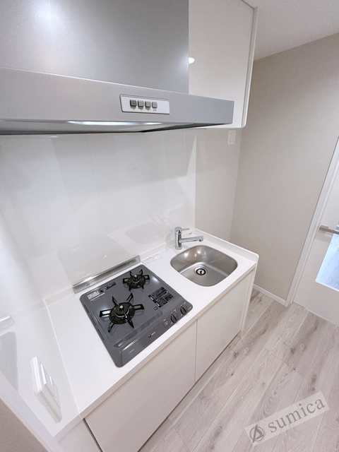 キッチン　２口システムキッチンでお料理楽しく♪♪