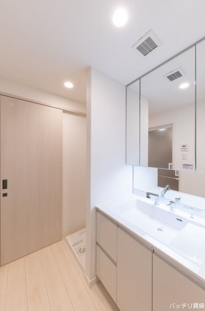 洗面設備　※同型タイプ写真の為、現状優先。初期費用分割可能