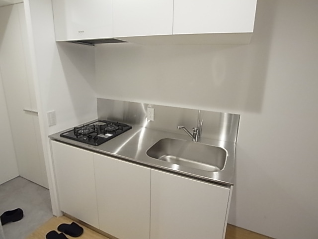 キッチン　２口ガスシステムキッチン