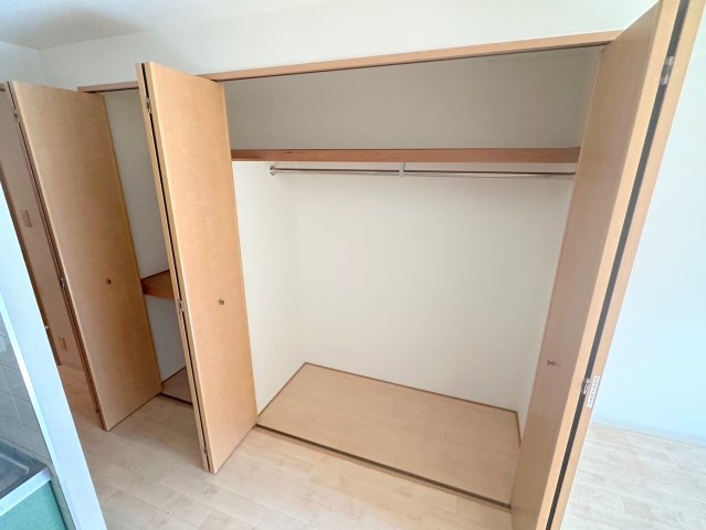 収納　しっかり収納スペースも確保。使いやすいお部屋です。