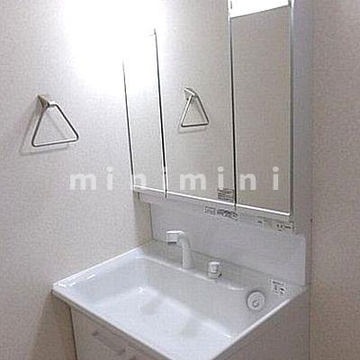 洗面設備　※B棟の写真です。イメージ