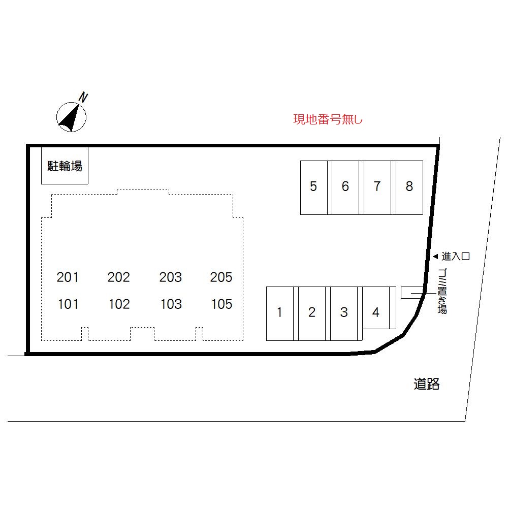 駐車場　区画図