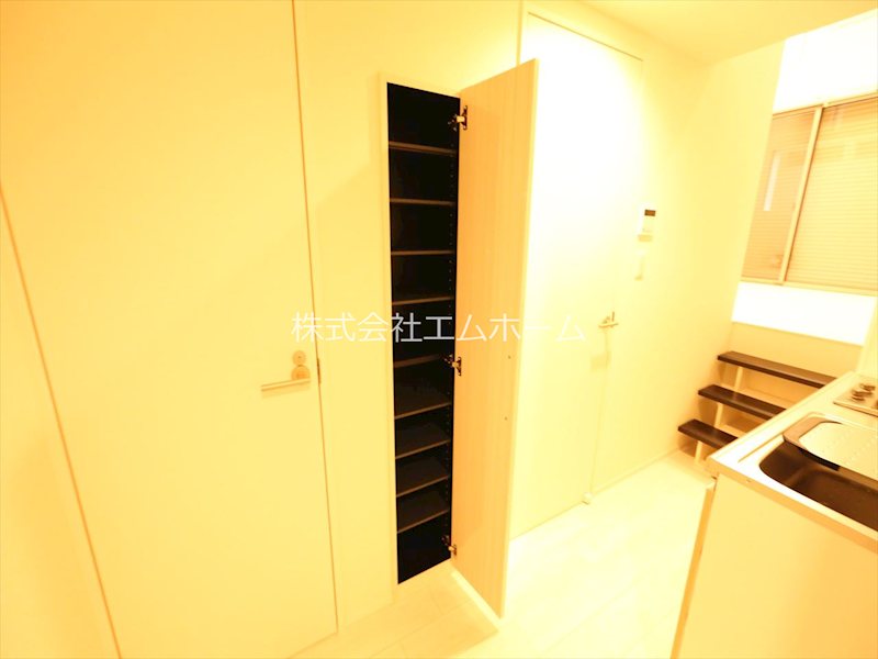 玄関　玄関　トールタイプシューズボックス付（収納充実してます）