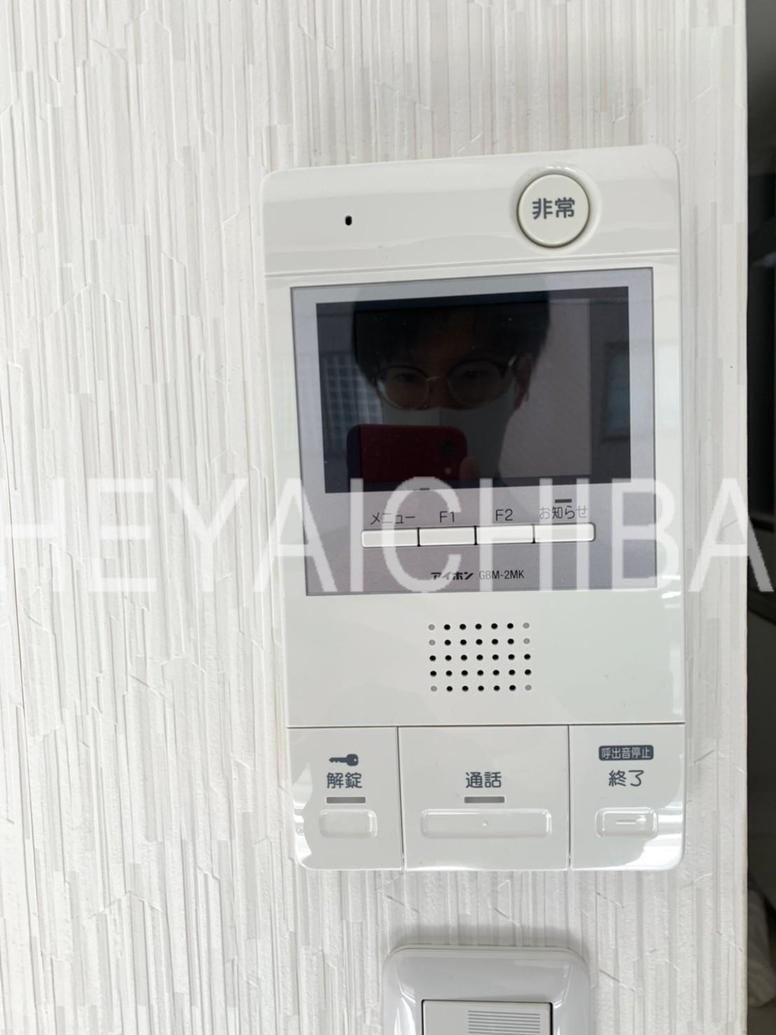 セキュリティ　モニター付きインターホン