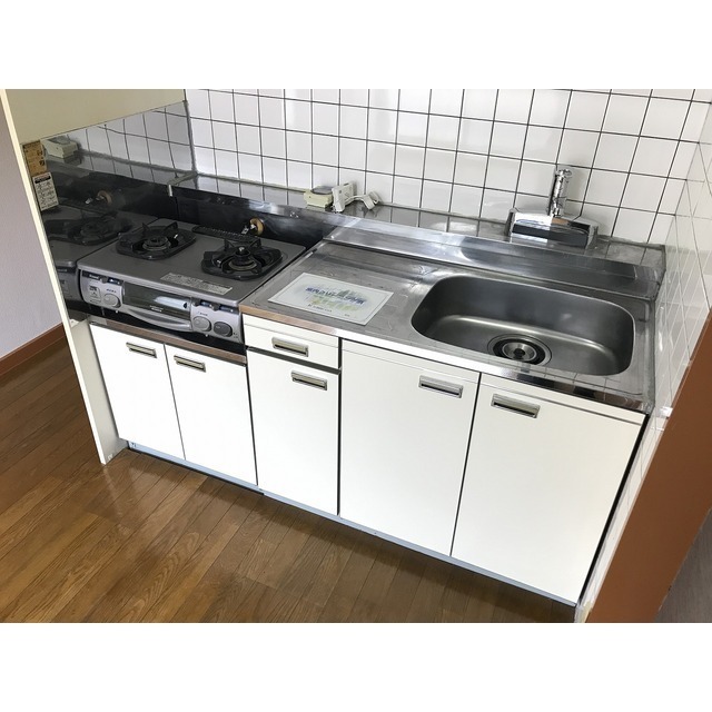 キッチン　ガスコンロ設置可