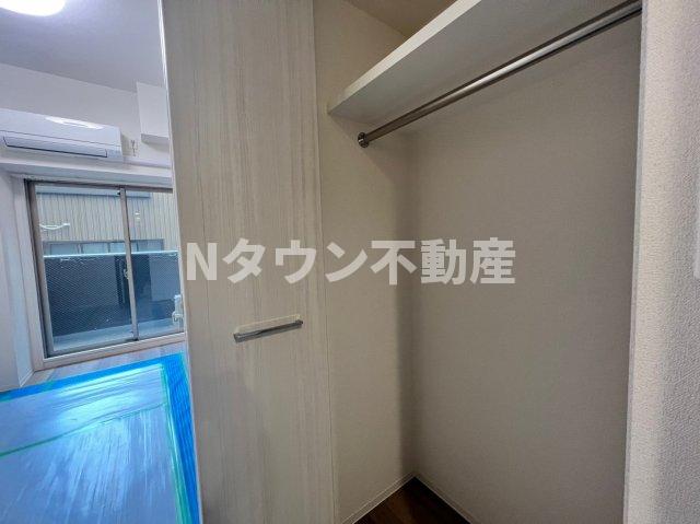 収納　たっぷりとした収納スペースです