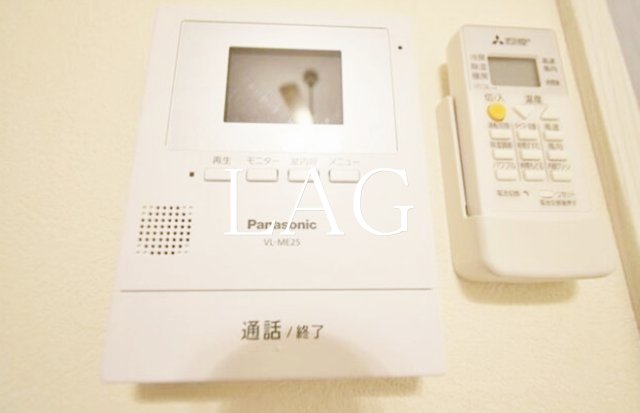 セキュリティ　モニター付きインターフォンです。