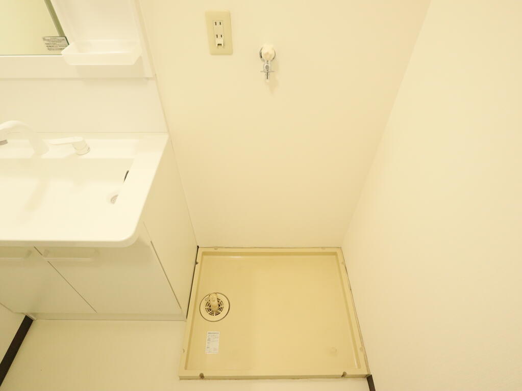 セキュリティ　洗濯機置き場