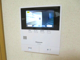 セキュリティ　モニター付きインターホン?