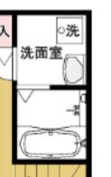 バス・シャワールーム　間取図