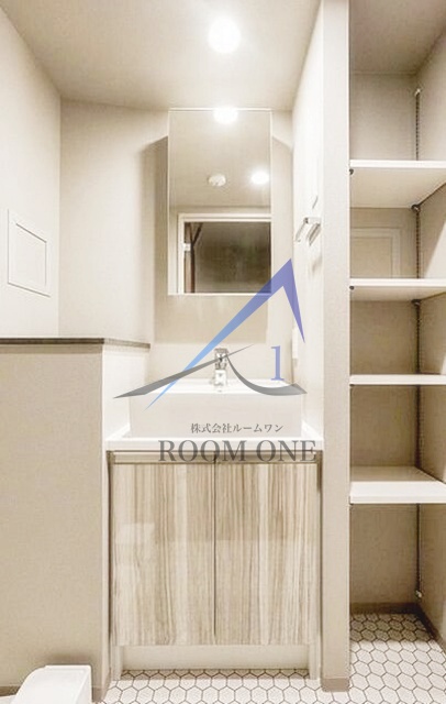 洗面設備　洗面台です。