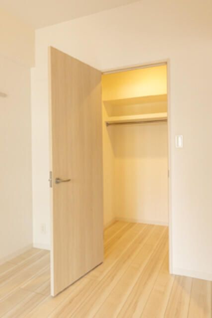 収納　たっぷりとした収納スペースです