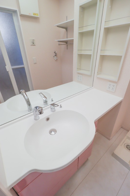 洗面設備　図面と現状に相違がある場合には現状を優先