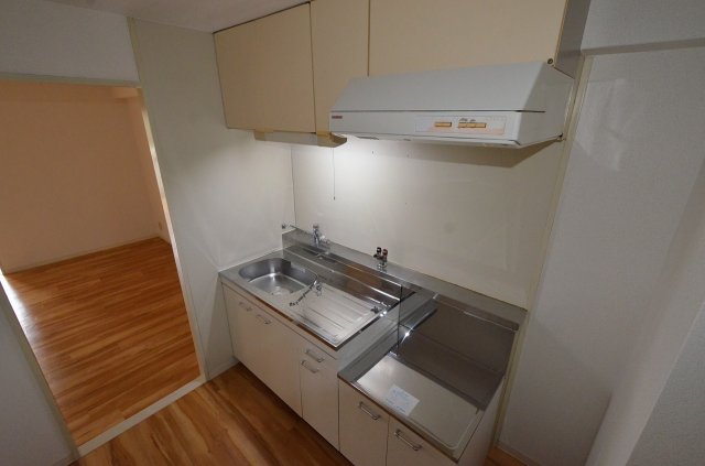 キッチン　ガスコンロ設置可能なキッチンです♪