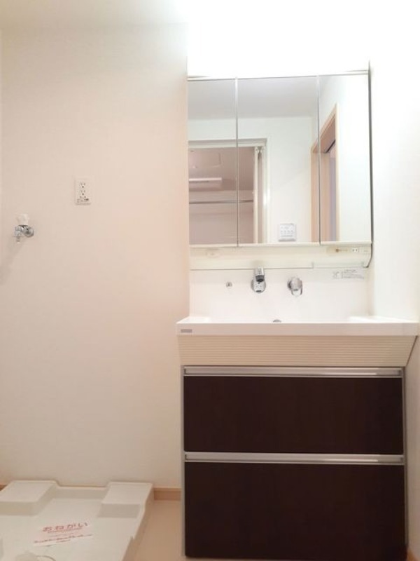 洗面設備　図面と現状に相違がある場合には現状を優先