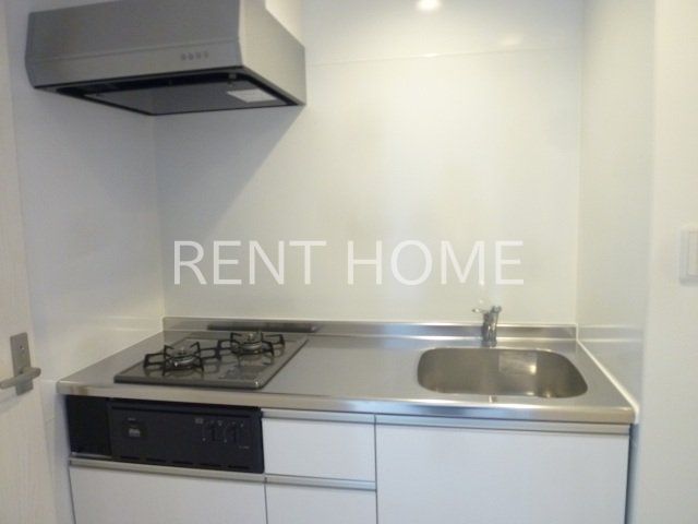 キッチン　２口ガスシステムキッチン