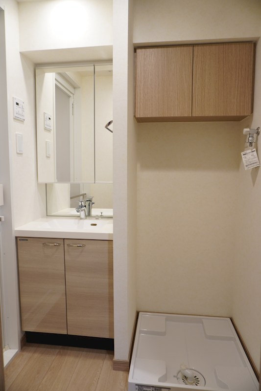 洗面設備　洗濯機置場