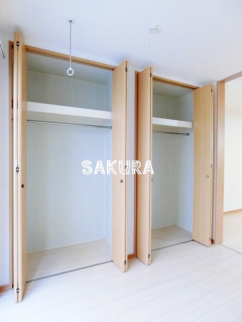 収納　お荷物の多い方でも安心のクローゼット付き♪