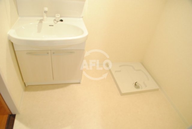 洗面設備　メロッソ梅北　洗面脱衣所