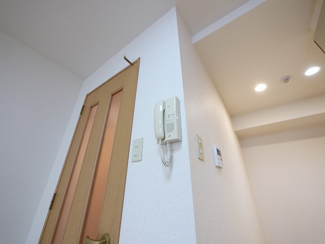セキュリティ　インターホンです