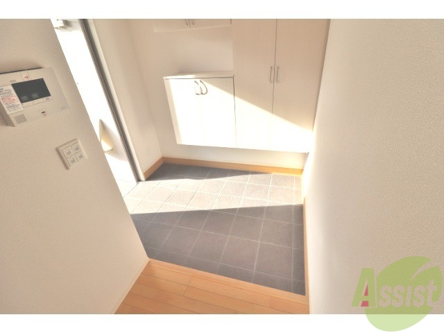 玄関　シューズボックス付き玄関！