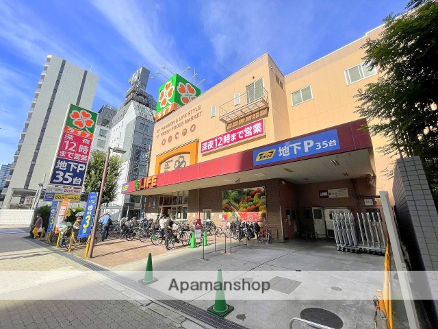 スーパー　ライフ天神橋店（スーパー）まで163m
