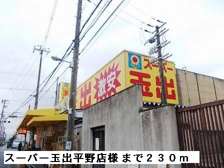 スーパー　スーパー玉出平野店様（スーパー）まで230m