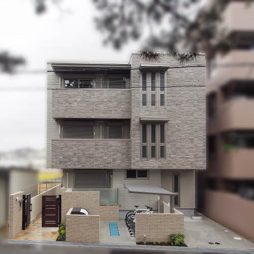 建物外観　積水ハウス施工の賃貸住宅です。