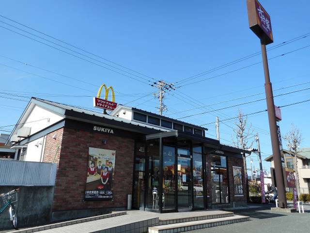 飲食店　すき家浜北美薗店（飲食店）まで124m