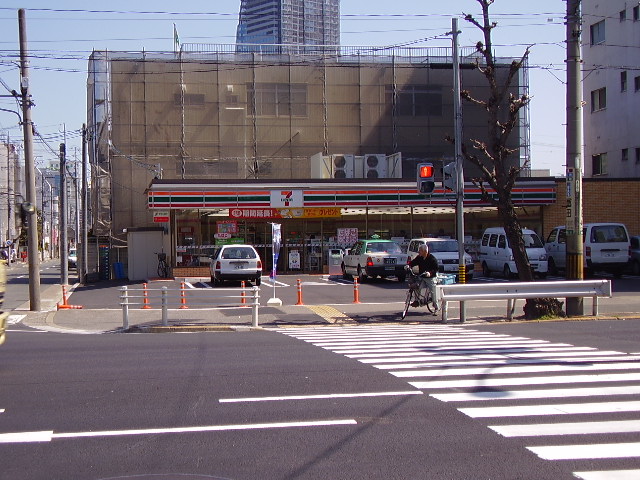 コンビニ　セブンイレブン 名古屋亀島2丁目店（コンビニ）まで453m