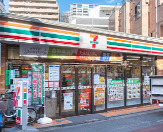 コンビニ　セブンイレブン 不動前駅東店（コンビニ）まで343m