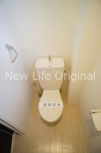 トイレ　お掃除しやすいシンプルなトイレです☆