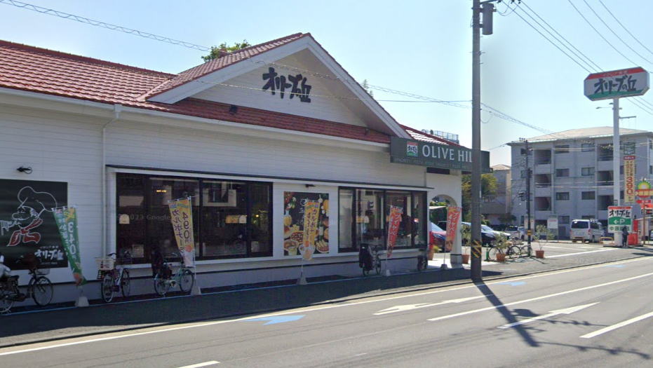 飲食店　オリーブの丘川崎中原店（飲食店）まで216m