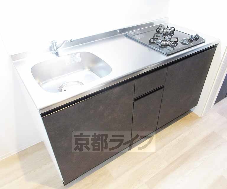 キッチン　２口ガスコンロのシステムキッチンです！
