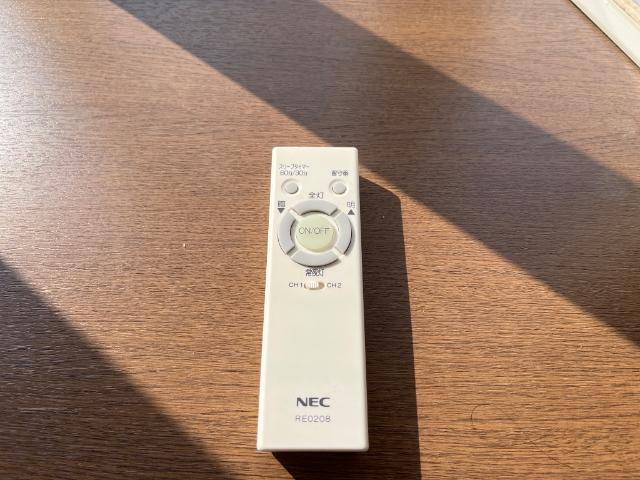 その他設備　照明リモコン