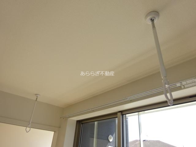 収納　室内物干