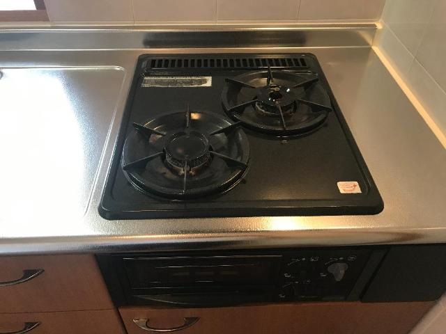 キッチン　2口コンロ