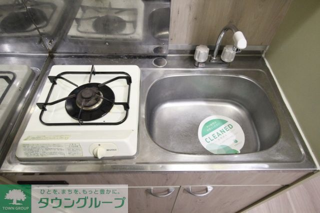 キッチン　1口ガスコンロ