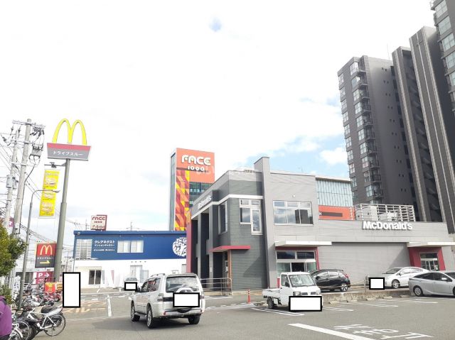 飲食店　マクドナルド ２０２前原店（飲食店）まで280m