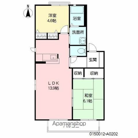 ディアス21の間取り写真